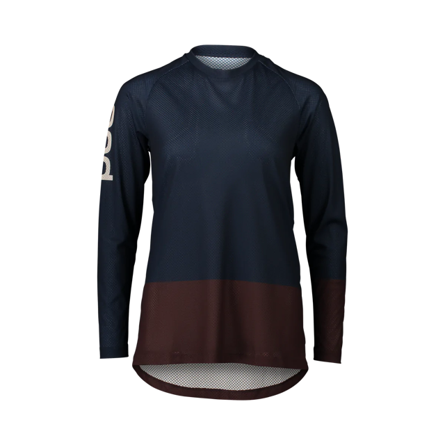 MAGLIA CICLISMO POC W'S MTB PURE LS JERSEY 52854 NAVY:AXINITE BROWN Media.png